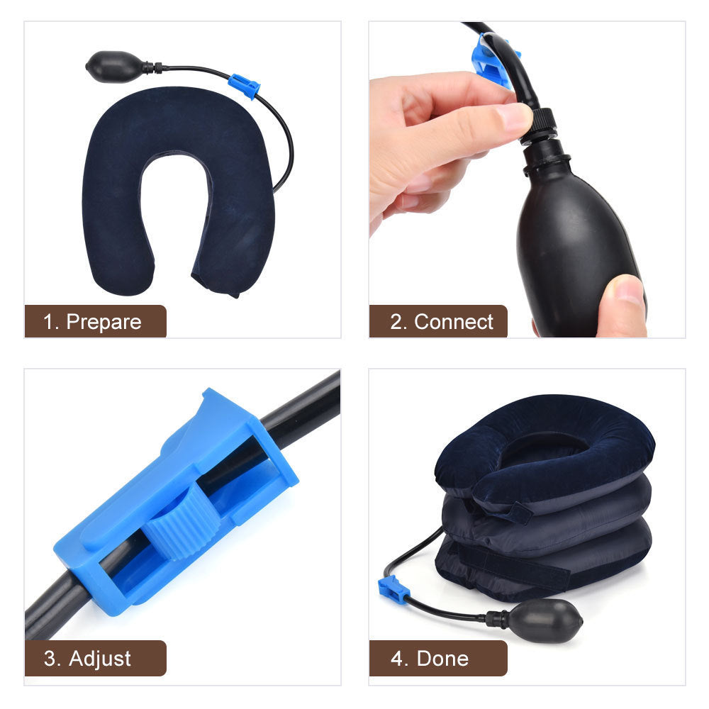 Portable Household Neck Stretching Instrument Inflatable Neck Support