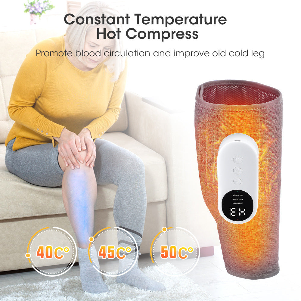 Three-gear Automatic Kneading Air Pressure Air Wave Massager Electric Hot Compress Leg Massage Instrument