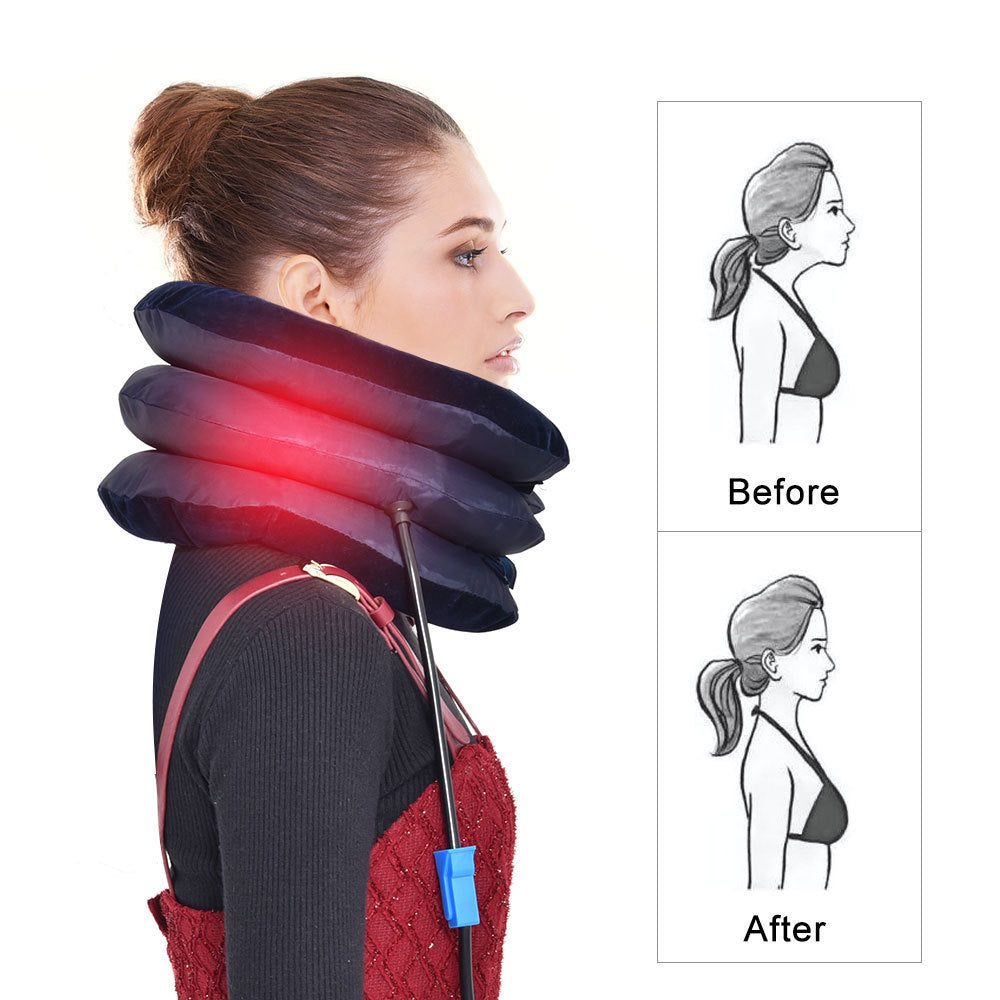 Portable Household Neck Stretching Instrument Inflatable Neck Support